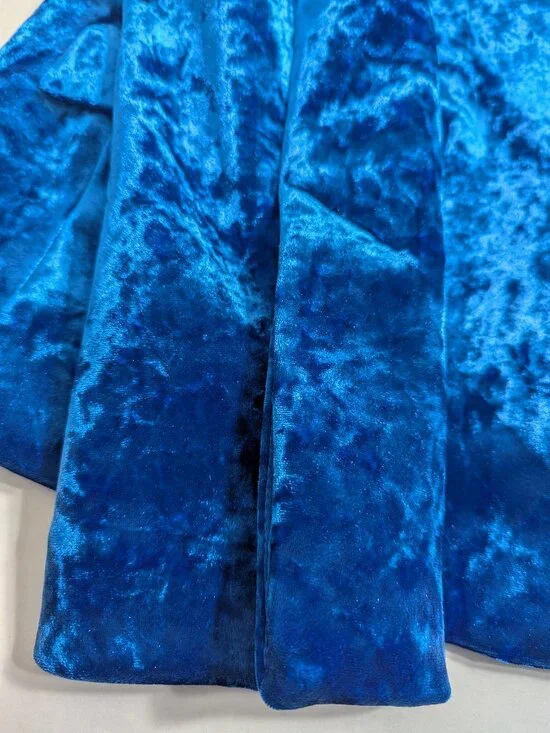 H&M Studio Bright Blue Velvet Blazer - Picture 13 of 16